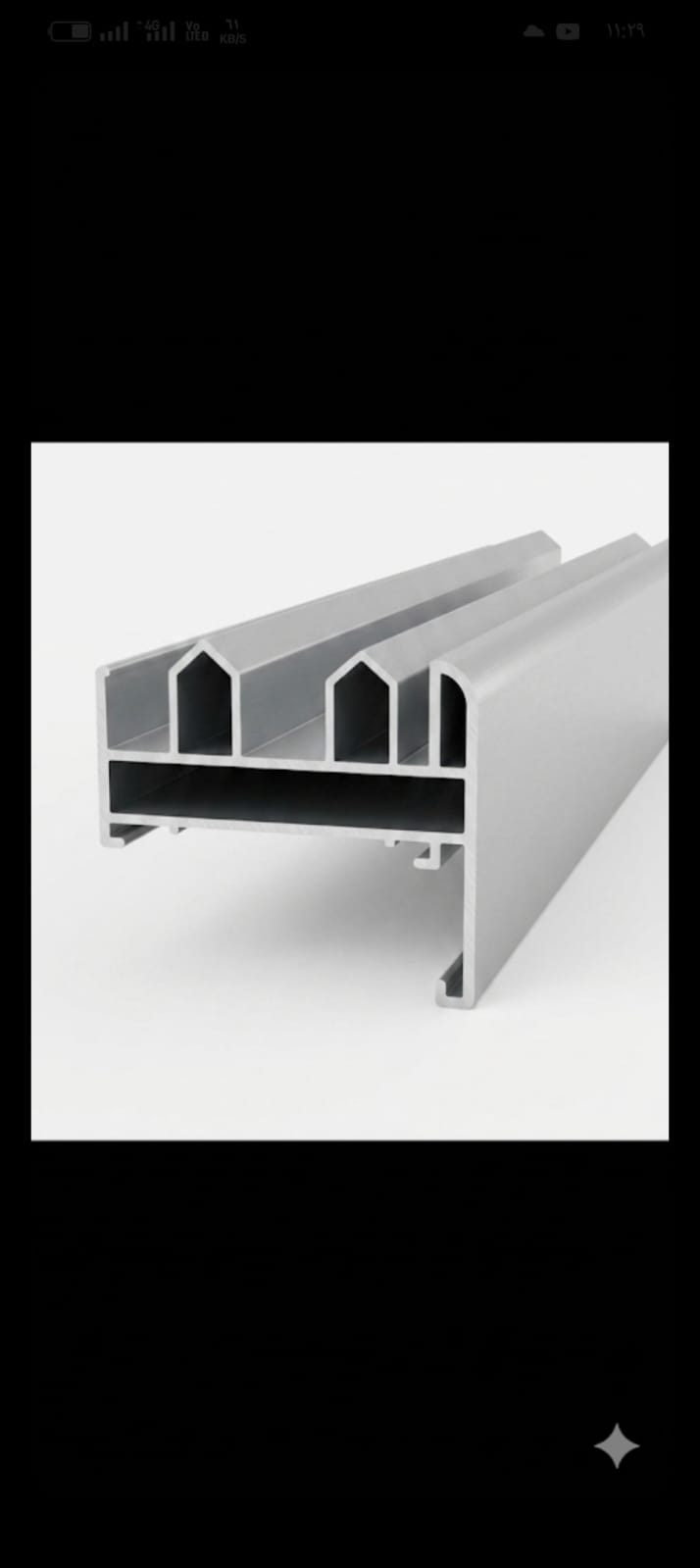 Sliding (golf style) 10 cm, single hinge, 12 cm panels with 24 mm glass