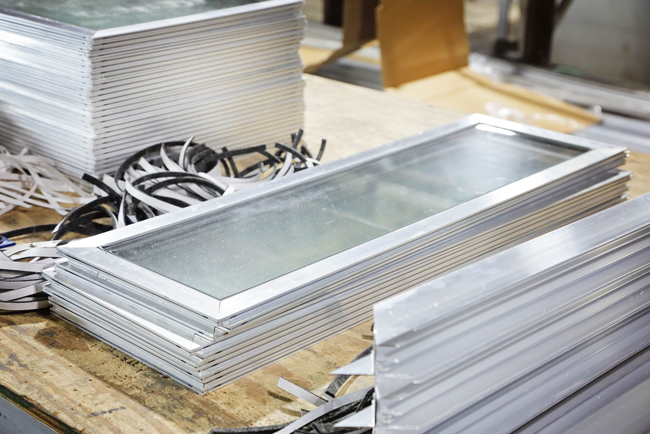 Manufacturing aluminum windows